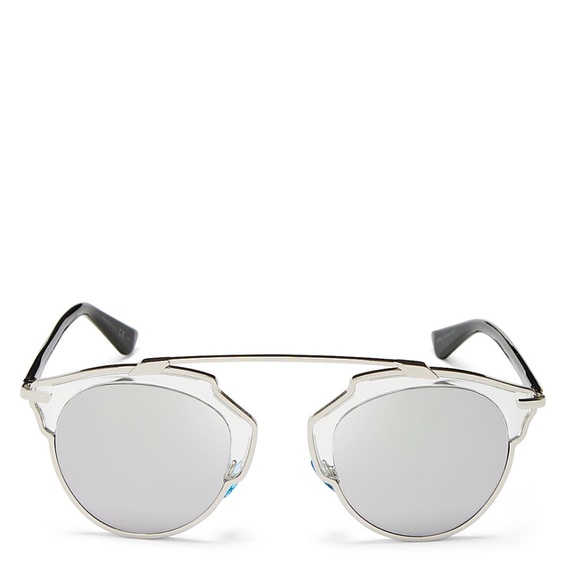 Dior So Real Silver Mirror Sunglasses - Picture 1 of 7